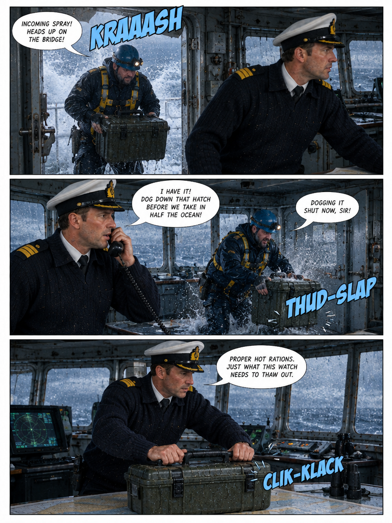 Mess Call on Course Two-Seven-Zero (page 2 of 4)