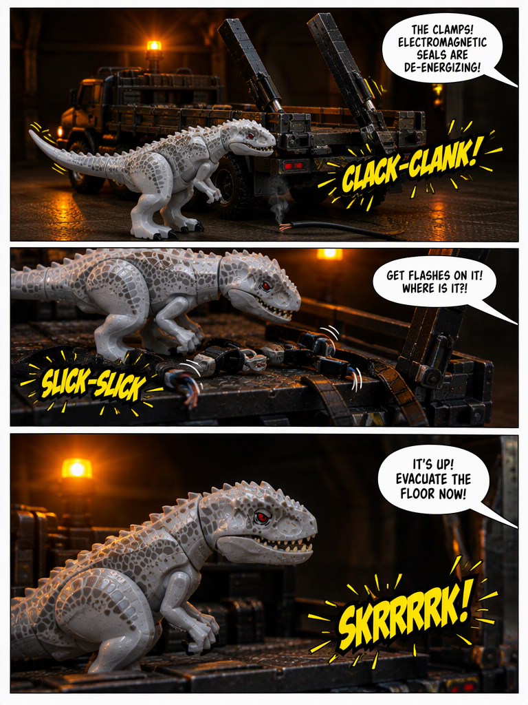 adventures of an indominus Rex: the king's escape🦖🦖🦖👑👑👑 (page 2 of 4)