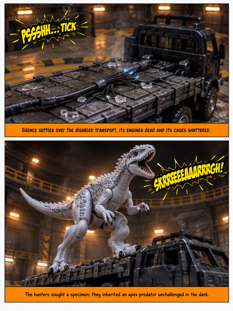 adventures of an indominus Rex: the king's escape🦖🦖🦖👑👑👑 (page 4 of 4)