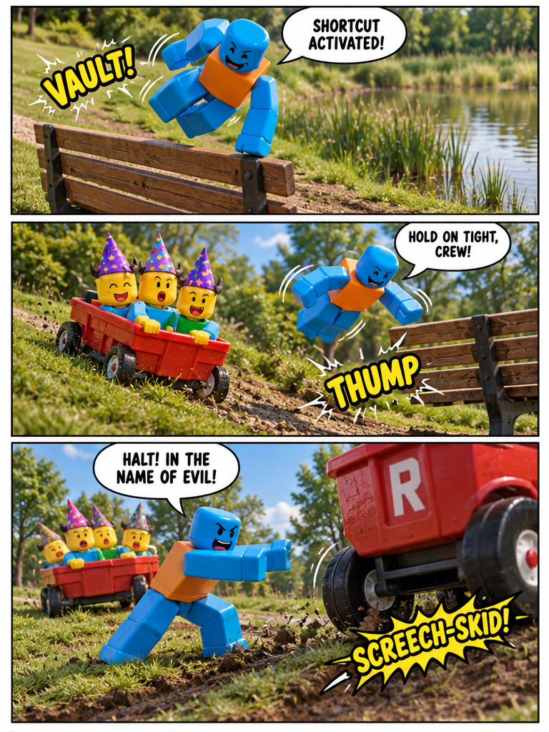 Runaway Wagon Rescue (page 3 of 4)
