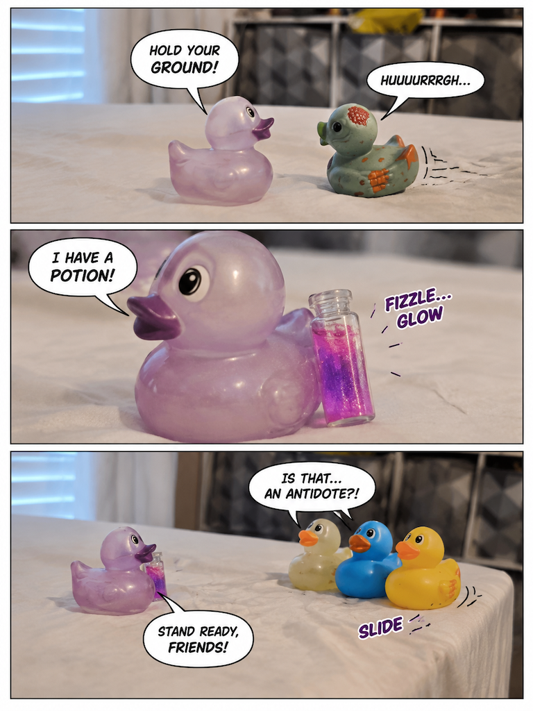 The Purple Duck's Cure (page 2 of 8)