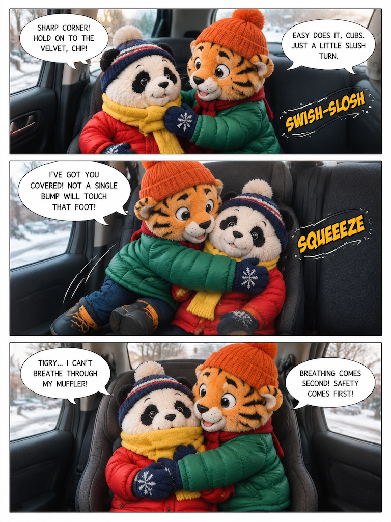 Winter Ride to School (page 2 of 4)