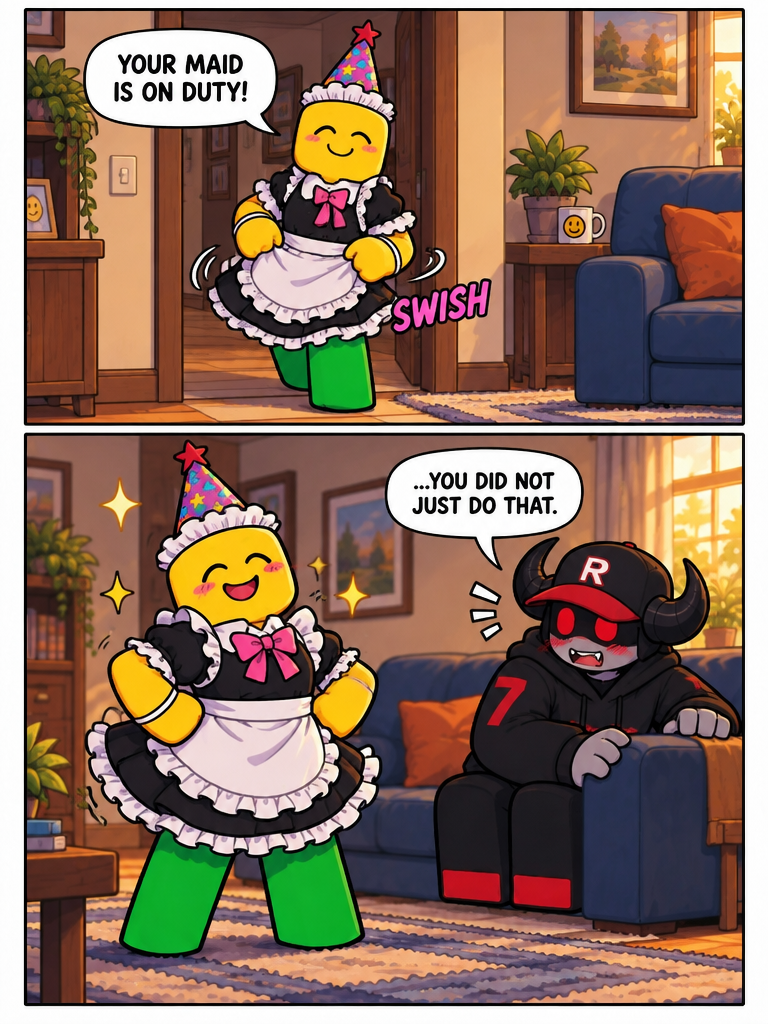 Maid Outfit Kiss Dance (page 2 of 4)