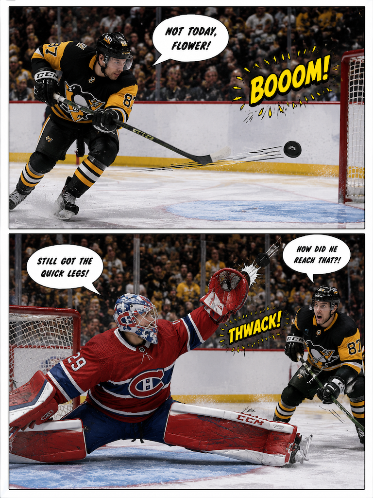 Fleury's Montreal Debut Shutout (page 2 of 4)