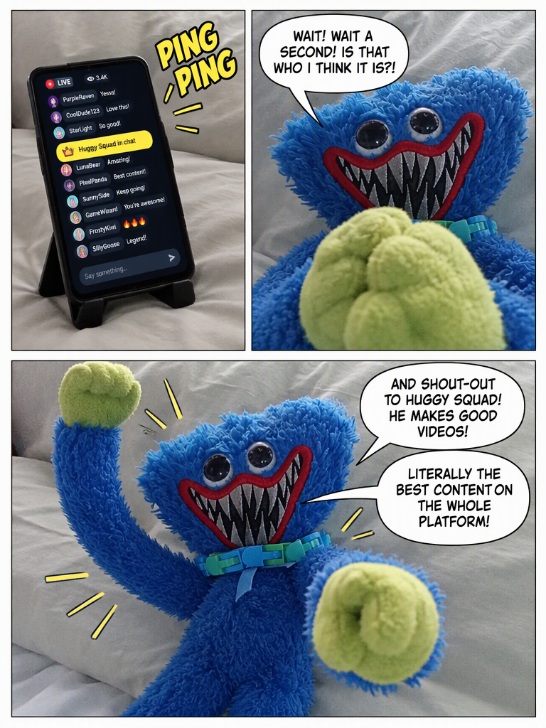 Huggy's Big Stream (page 2 of 4)