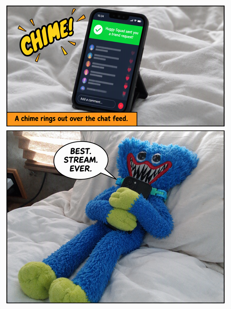Huggy's Big Stream (page 4 of 4)