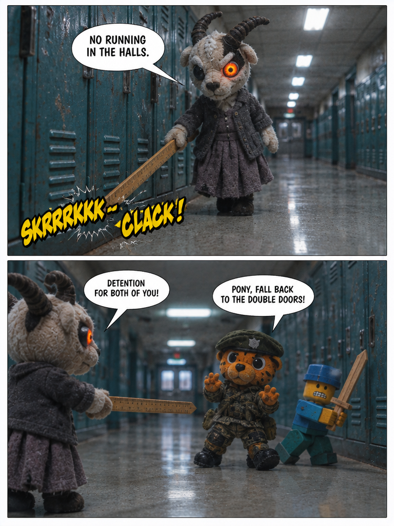 Detention in the Hallway (page 2 of 4)