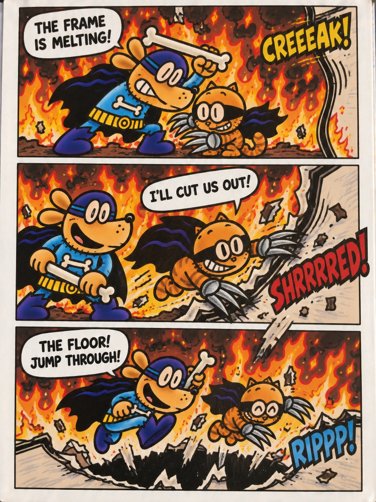 Escape from the Blazing Page (page 3 of 4)