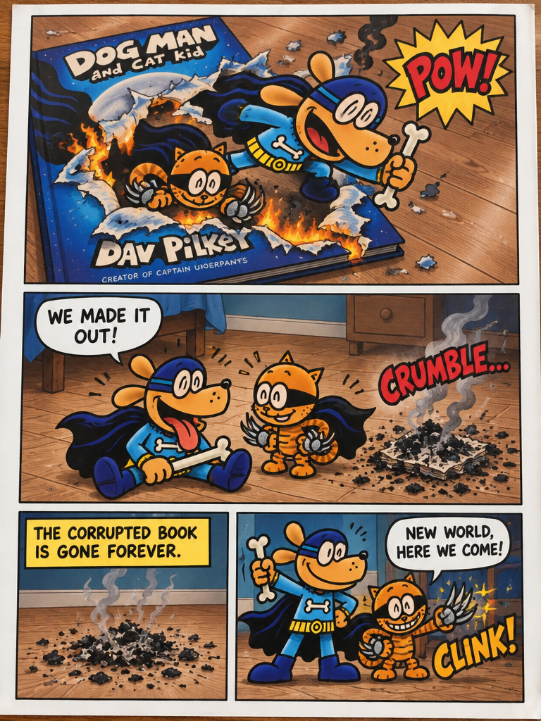 Escape from the Blazing Page (page 4 of 4)