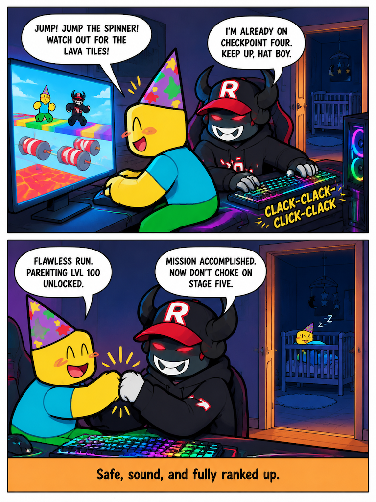 Bedtime and RoBlox (page 4 of 4)