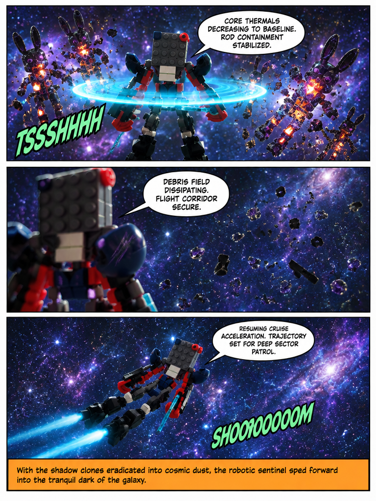 Cosmic Pursuit and the Shadow Swarm (page 4 of 4)