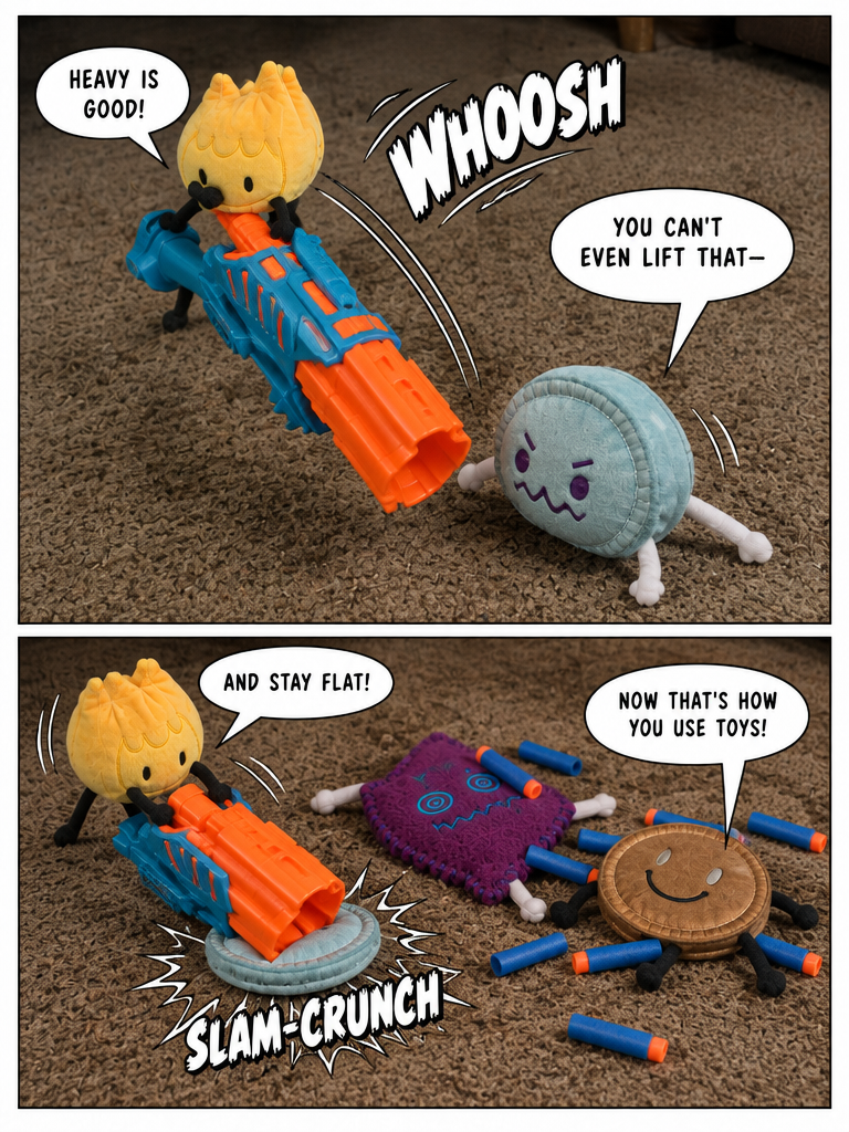 War Of The BFDI Plushies VS their Inverted Selfs PART 2! (page 3 of 4)