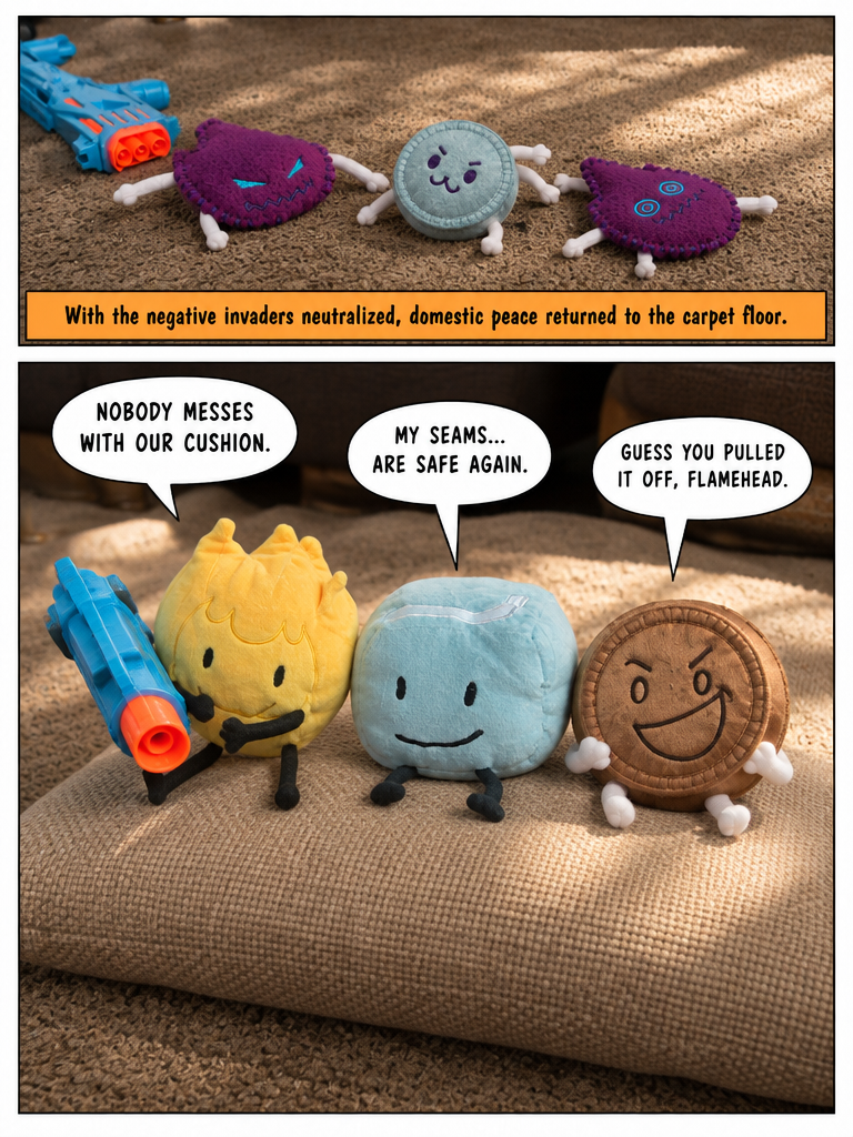 War Of The BFDI Plushies VS their Inverted Selfs PART 2! (page 4 of 4)
