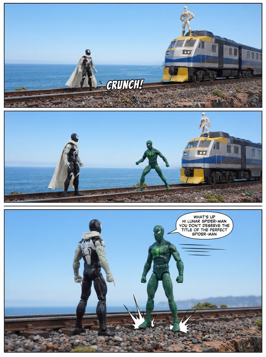 Spider Squabble on the Rails (page 2 of 4)