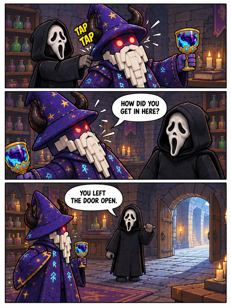 ghostface drinks a celestial drink made of human beings (page 1 of 4)
