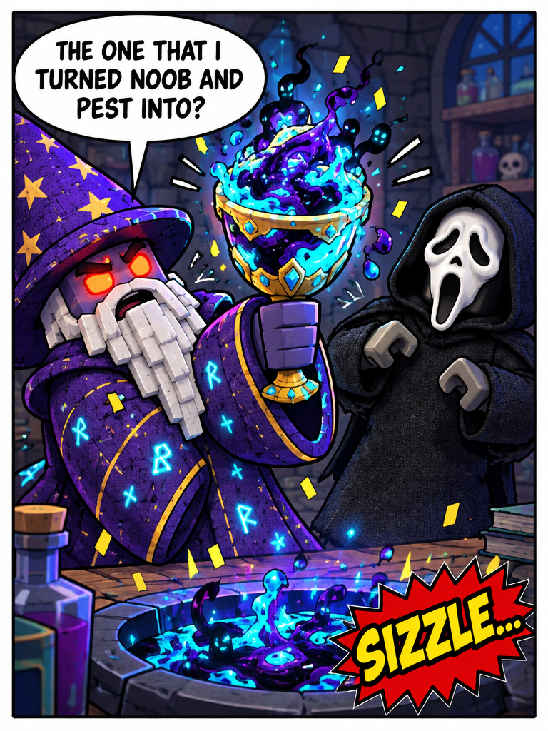 ghostface drinks a celestial drink made of human beings (page 3 of 4)