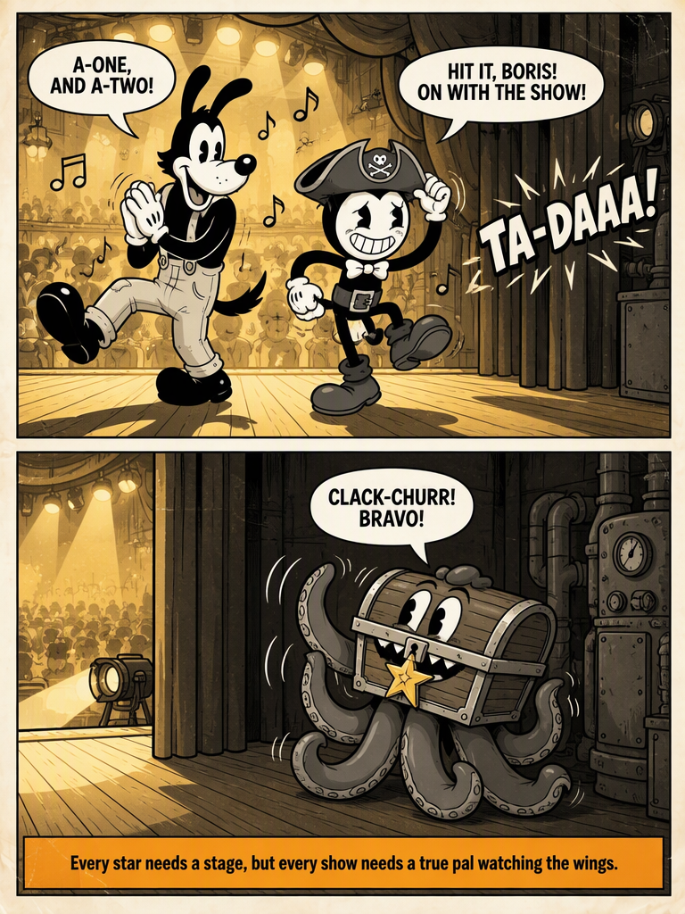 A Troupe Reunited, A Friend Reluctant (page 4 of 4)
