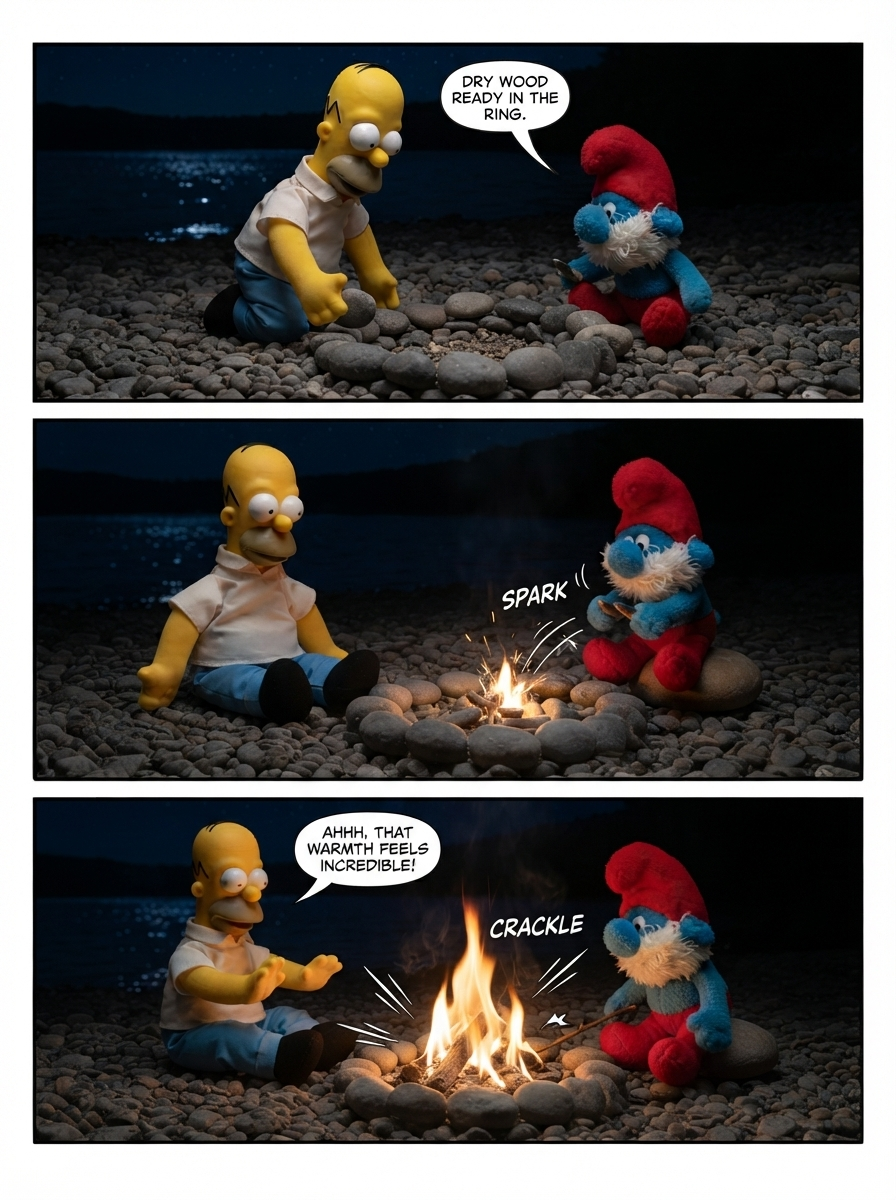 Homer and Papa Smurf (page 2 of 4)