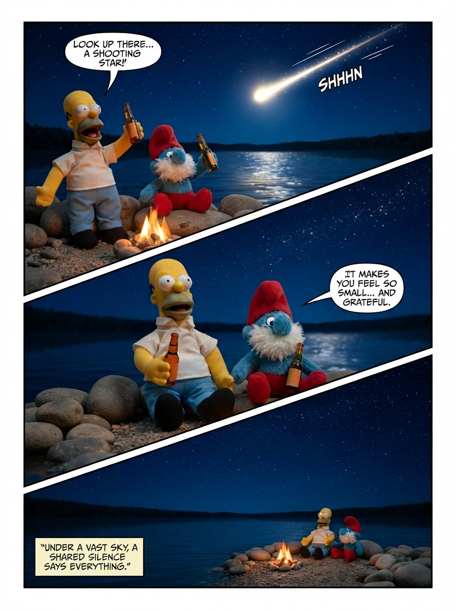 Homer and Papa Smurf (page 4 of 4)