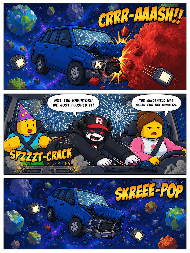 Cosmic Collision Breakdown (page 3 of 4)