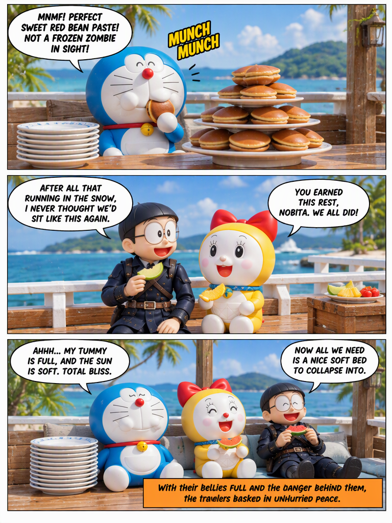 doraemon zombie apocalypse S2 episode 1 welcome to the safe island (page 3 of 4)