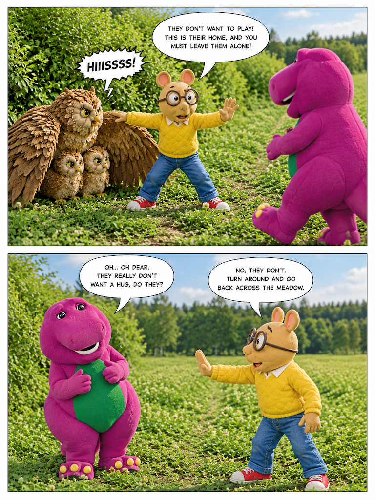 A Watchful Stand in the Meadow (page 3 of 4)
