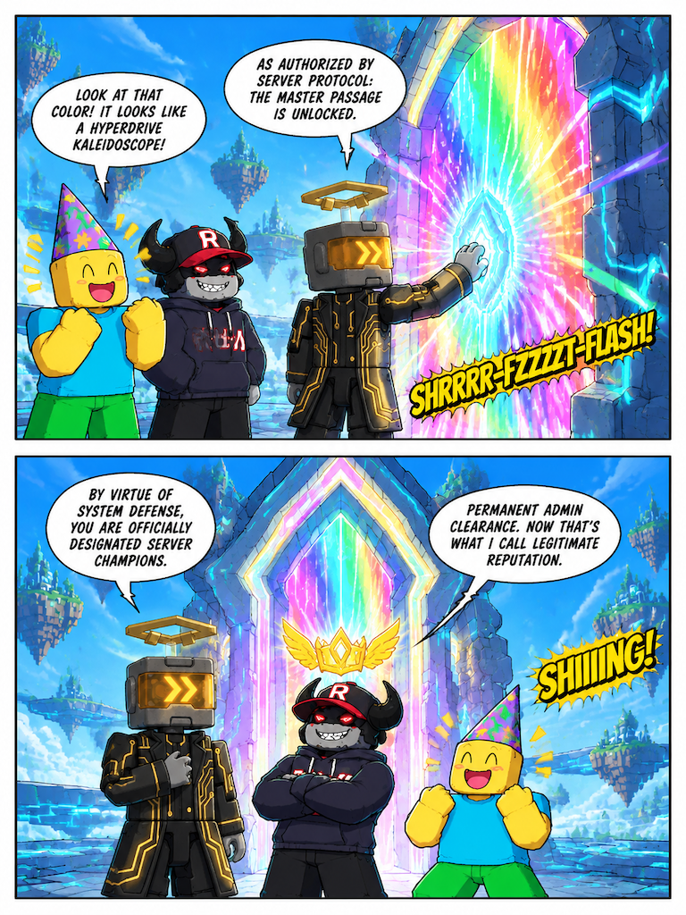 Meeting the Admin (page 3 of 4)