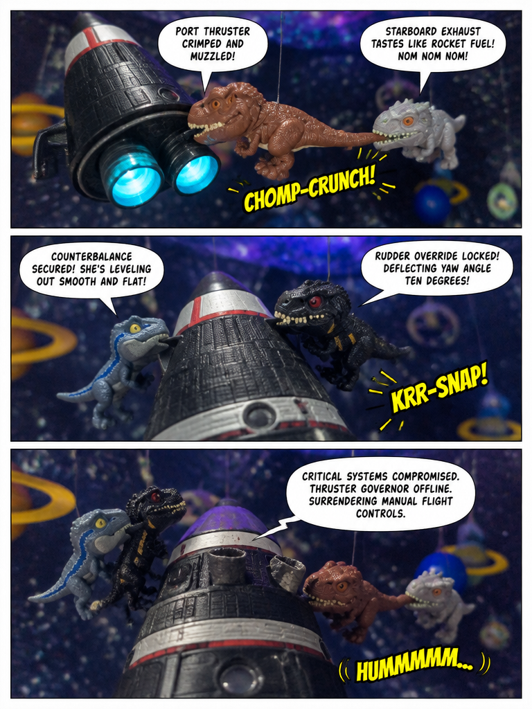 The Mercury Menace: Dinos in Space (page 3 of 4)