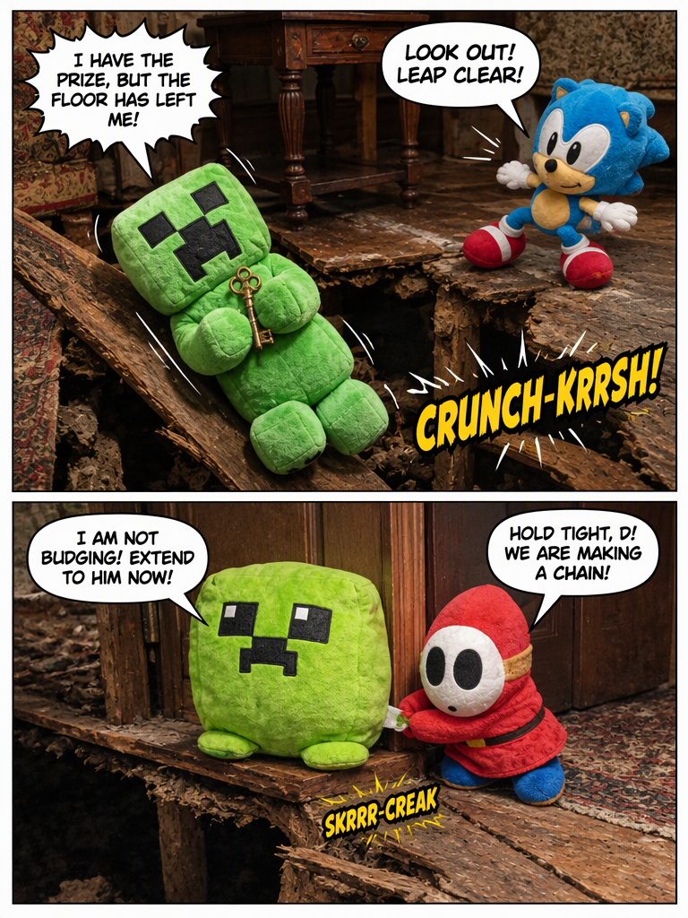 The Gang's Adventure: In the Abandoned House (page 2 of 4)