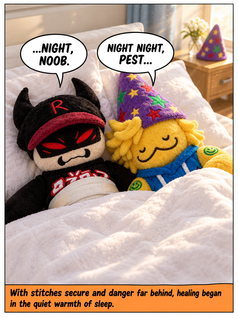Bandaged and Back to Bed (page 4 of 4)