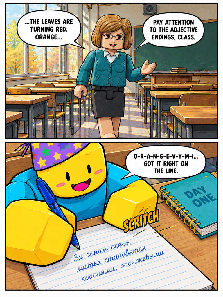Autumn Dictation (page 2 of 4)