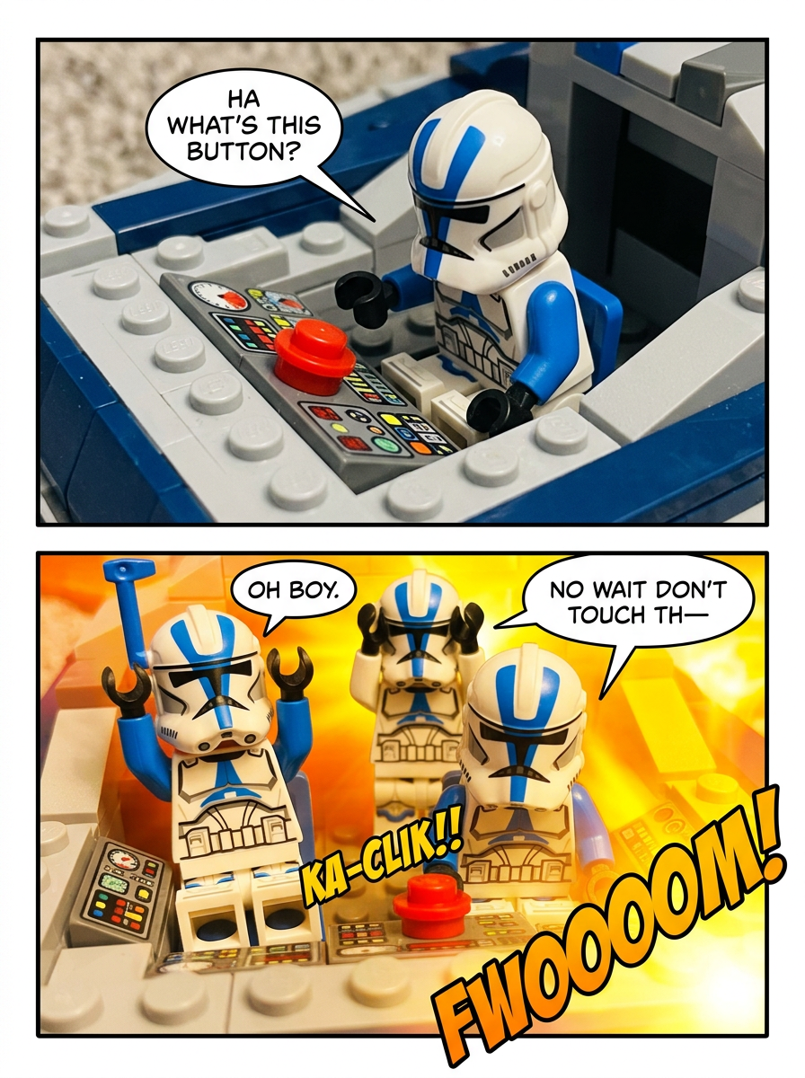Wrong Button on the Bridge (page 3 of 8)