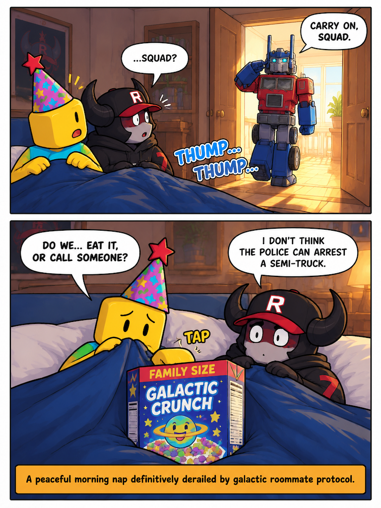 Unannounced Roommate (page 4 of 4)