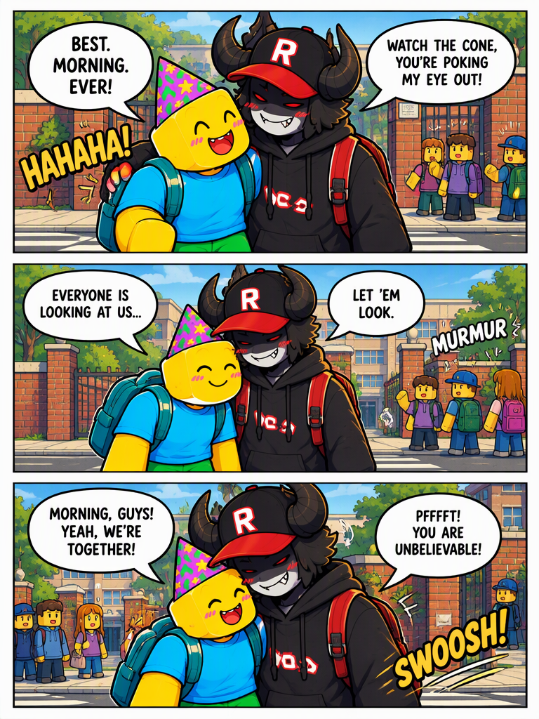Morning Walk to School (page 3 of 4)