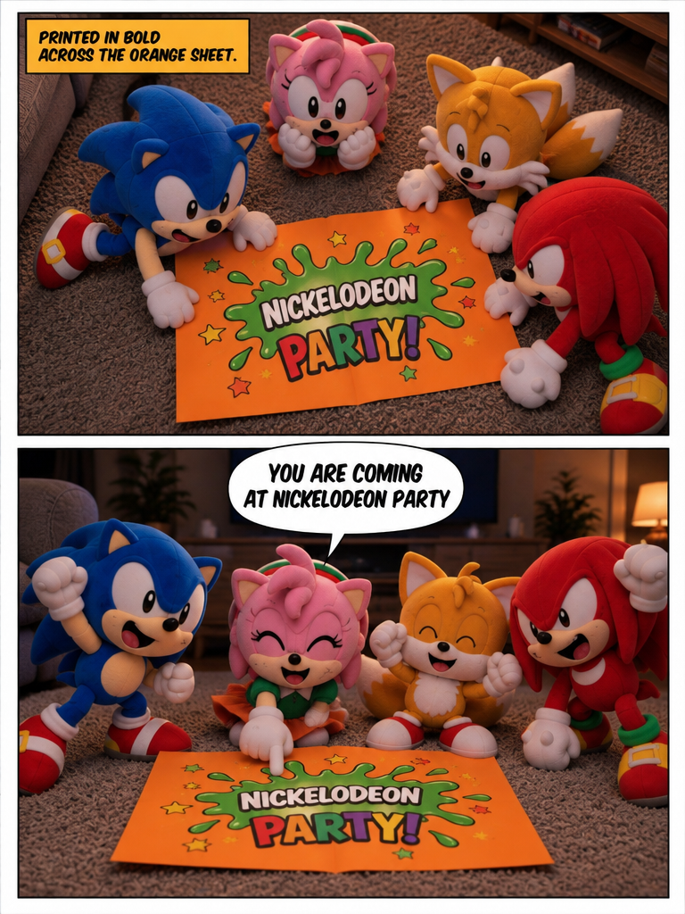 The Nickelodeon Party Invitation (page 3 of 4)