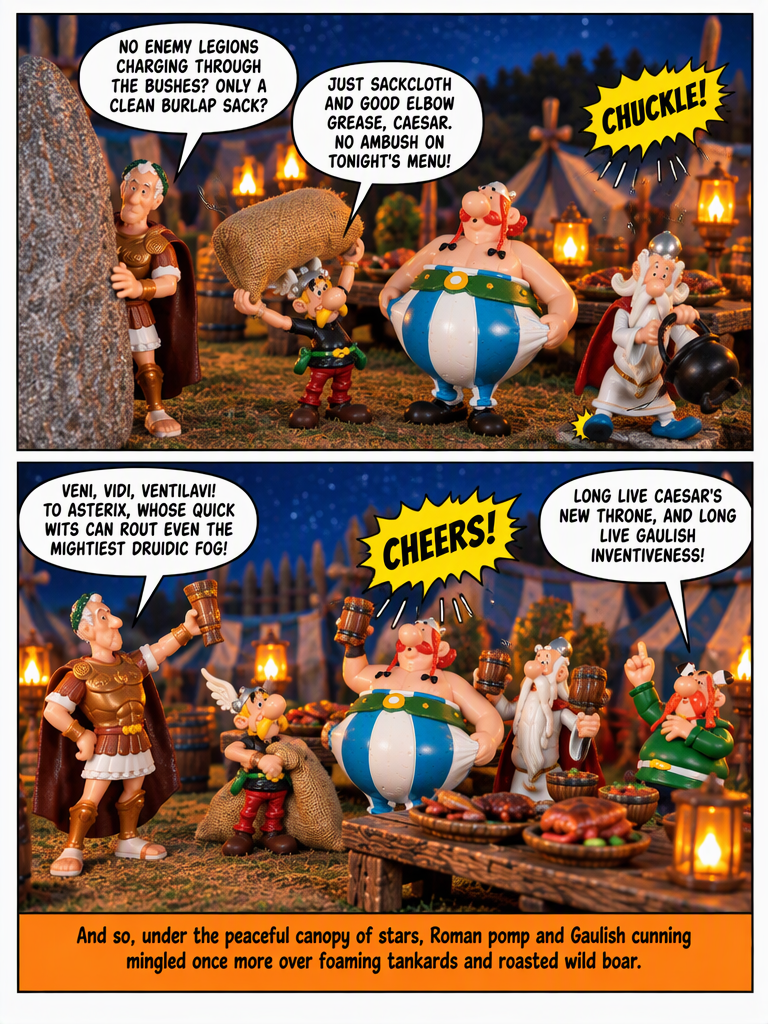 π‘ Asterix & Obelix πͺ¨ Smoke and Salutations π¬ Comic Story part 4 (page 4 of 4)