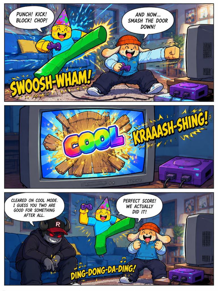 Kick, Punch, Living Room Chop (page 3 of 4)