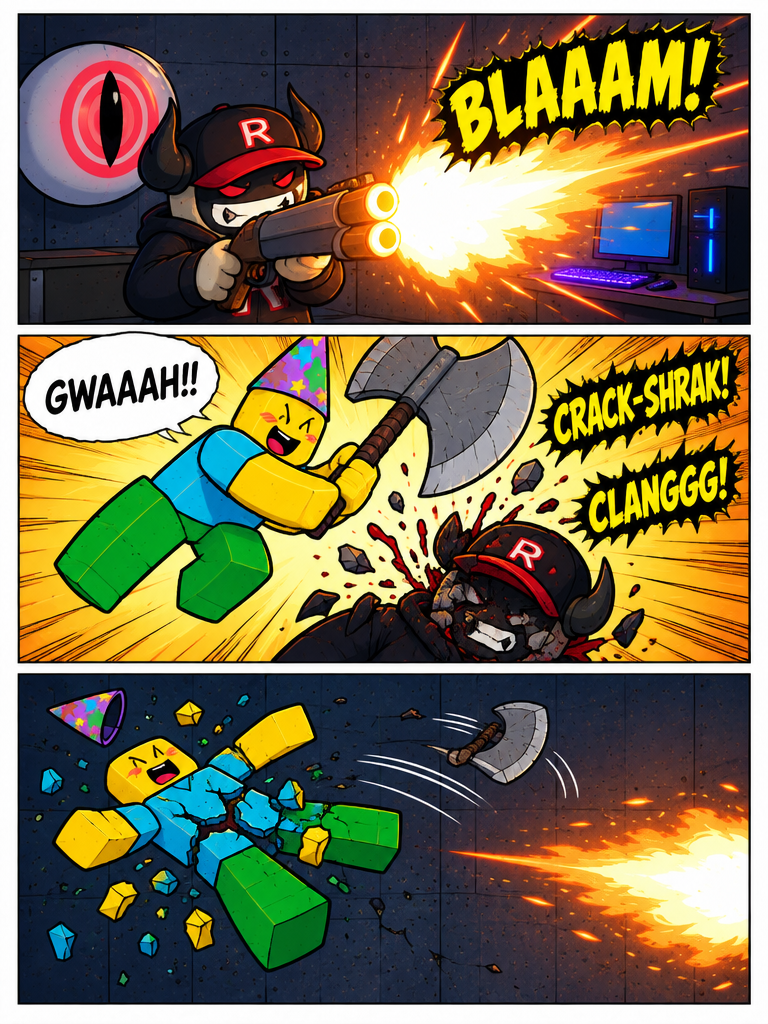 Liam the bear defeat the party hat noob (page 3 of 4)