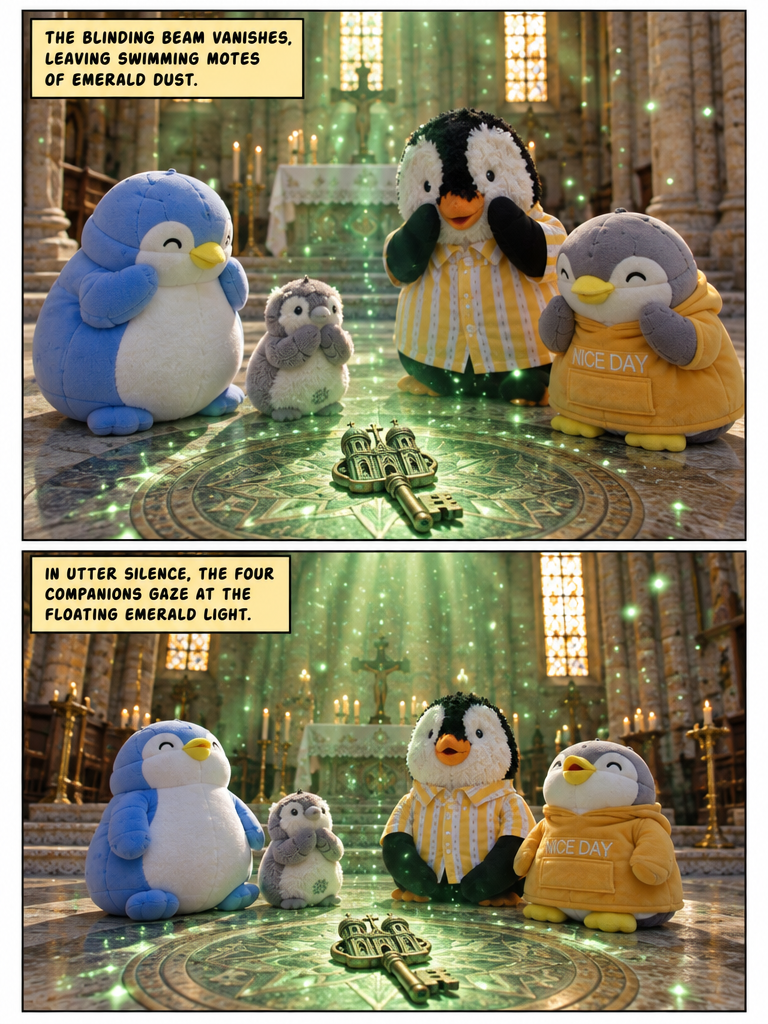 Three Penguin Siblings: The Light from the Altar (page 4 of 4)