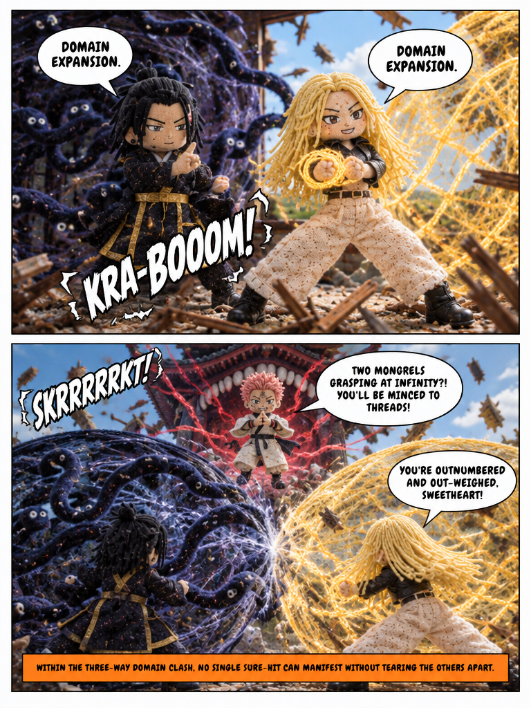 Clash of Three Domains (page 2 of 4)