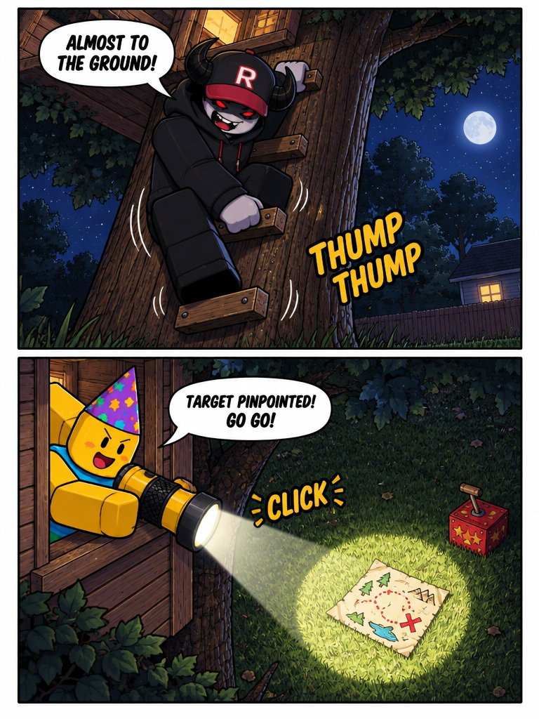 The Treehouse Treasure Map Chase (page 2 of 4)