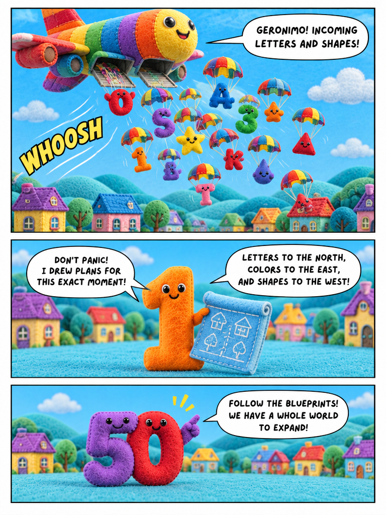 Cosmic Expansion of Numberland (page 2 of 4)