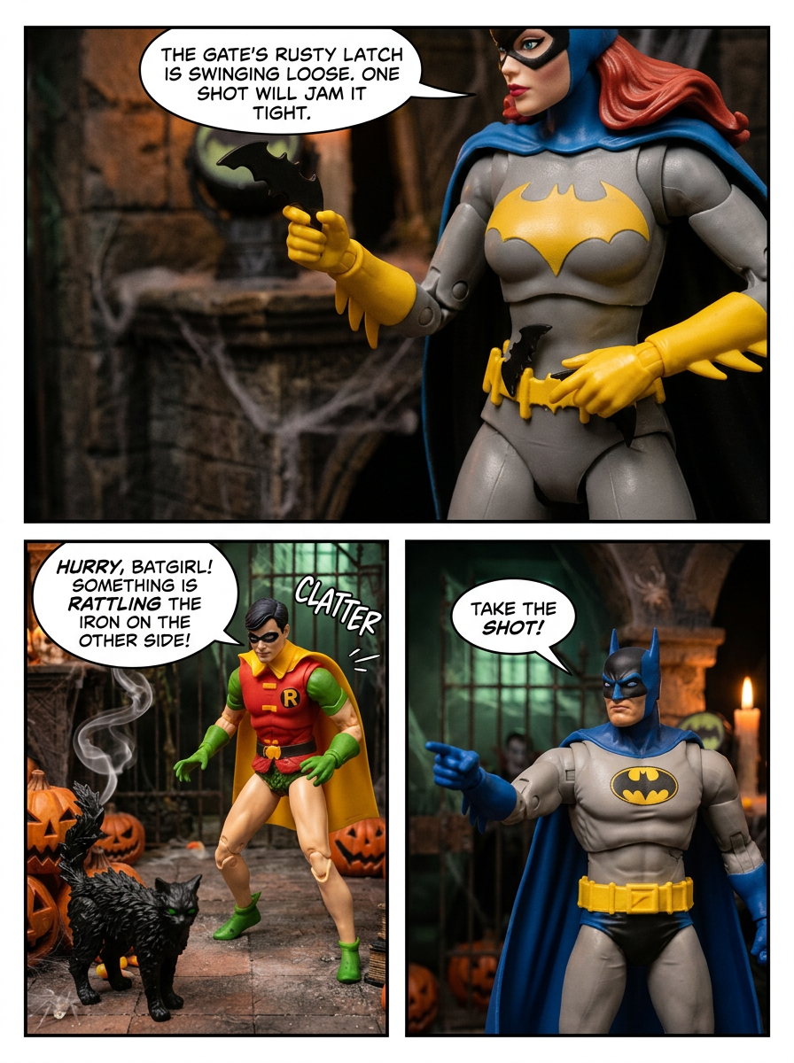 🦇 BatFamily The Dark Knight's Halloween Crypt 💬 Comic Story part 1 (page 5 of 8)