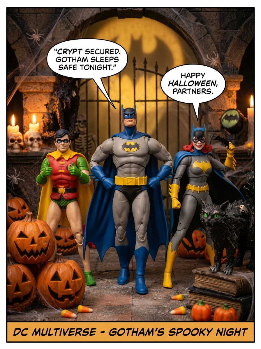🦇 BatFamily The Dark Knight's Halloween Crypt 💬 Comic Story part 1 (page 8 of 8)