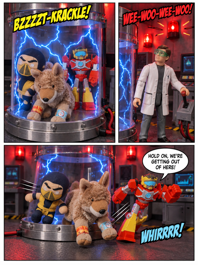the defenders #issue 1: escape from the secret lab (page 2 of 4)