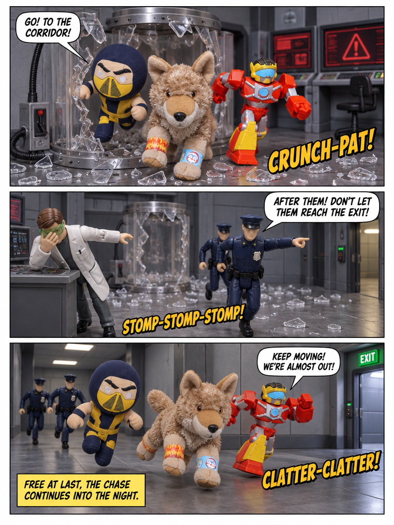 the defenders #issue 1: escape from the secret lab (page 4 of 4)