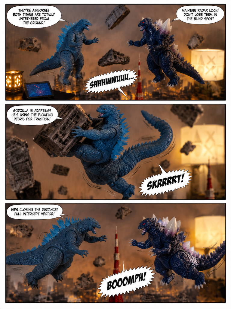 Zero Gravity Dogfight over Tokyo (page 2 of 4)