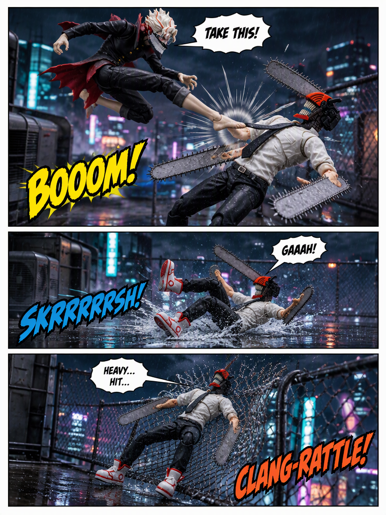 Rooftop Clash of Blades and Curses (page 3 of 4)