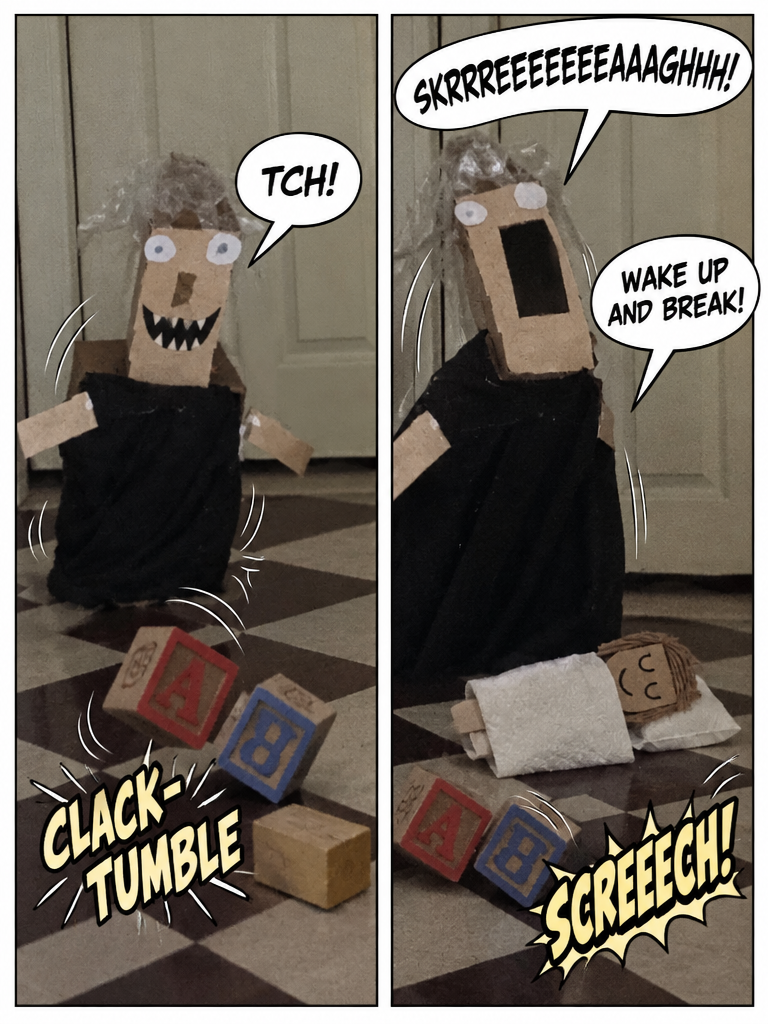 Night Visit of the Cardboard Granna (page 2 of 4)