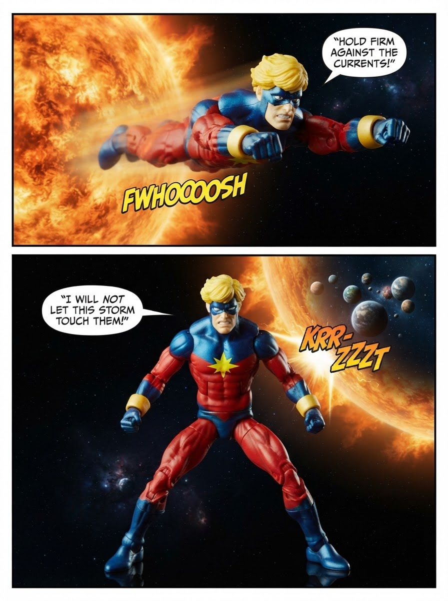 Captain Marvel - Shield Against the Solar Storm ;Comic Story  - part 2 (page 2 of 4)
